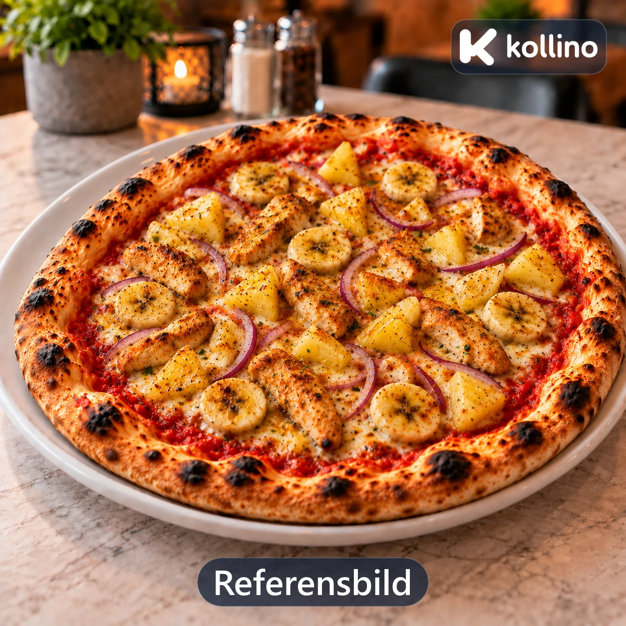 32. Kycklingpizza