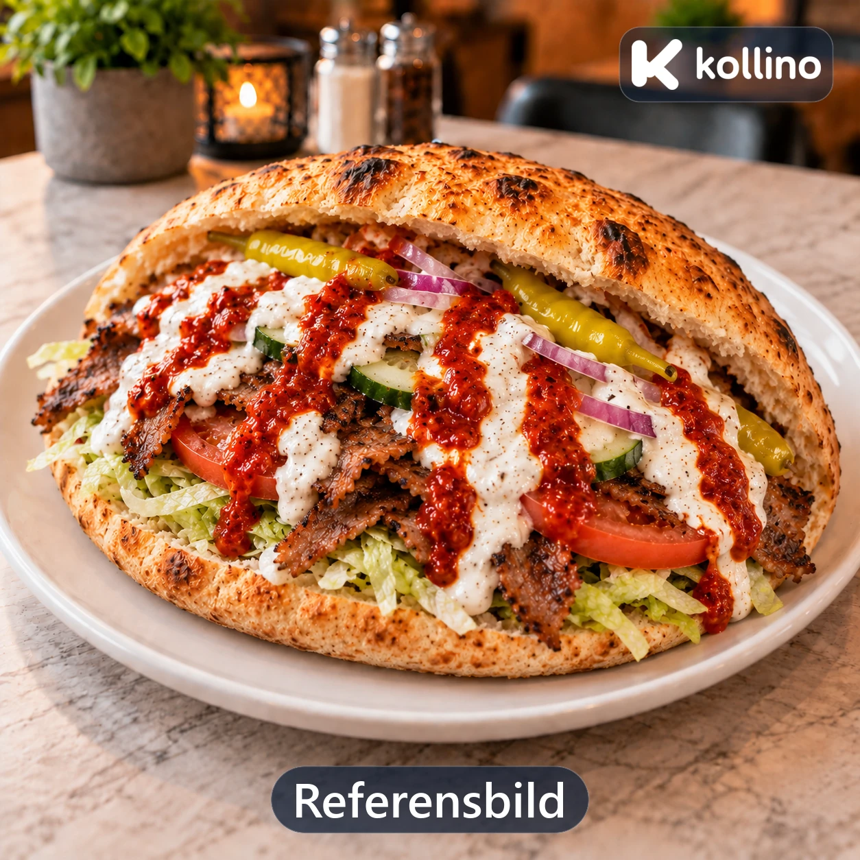 6. Gyros med bröd